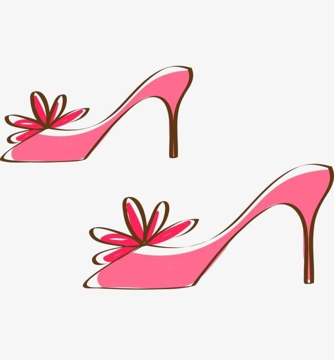 高跟鞋简笔画 高跟鞋简笔画图片大全