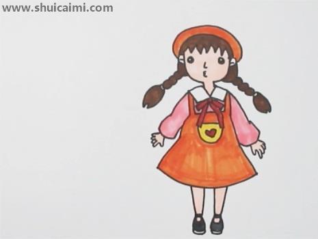 小女孩简笔画怎么画 小女孩简笔画简单