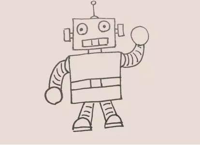 机器人简笔画图片大全 机器人简笔画图片大全儿童简单