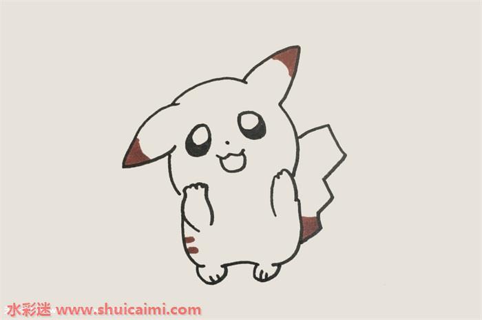 皮卡丘怎么画？皮卡丘简笔画步骤图解
