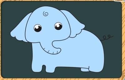 大象简笔画 大象简笔画儿童简笔画