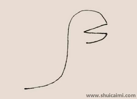 乔治恐龙儿童简笔画