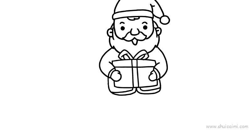 圣诞节情景儿童画怎么画 圣诞节情景简笔画图片大全