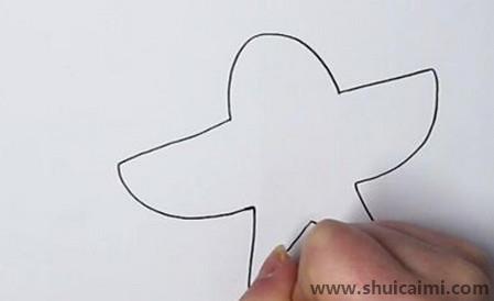 风筝儿童简笔画