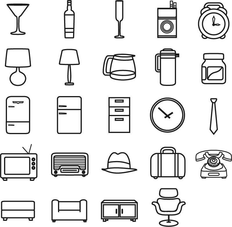 生活用品简笔画 生活用品简笔画图片大全