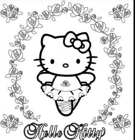 kitty简笔画图片大全 kitty kitty猫简笔画