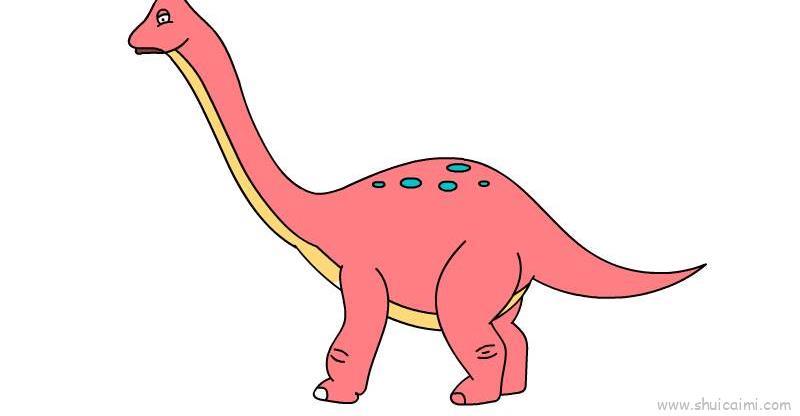长颈龙儿童画怎么画 长颈龙简笔画好看