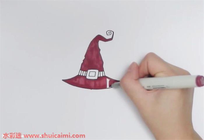 万圣节帽子怎么画 万圣节帽子简笔画步骤图