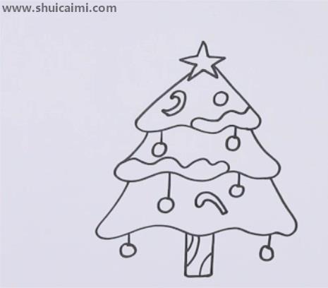 圣诞树简笔画怎么画 圣诞树简笔画图片