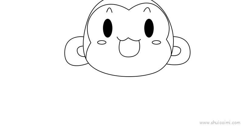小猴儿童画怎么画 小猴简笔画图片大全