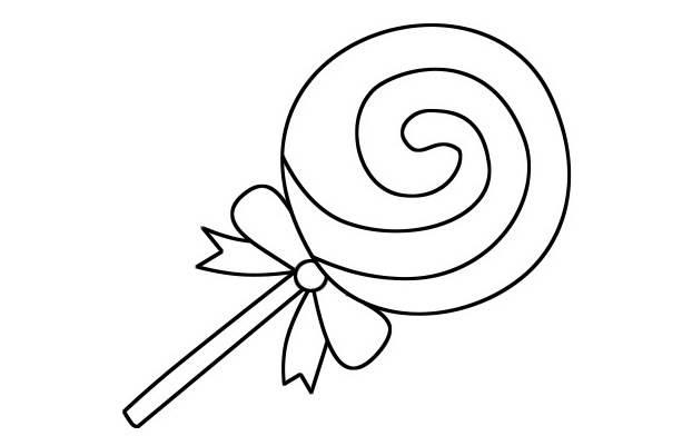 棒棒糖简笔画 棒棒糖简笔画图片