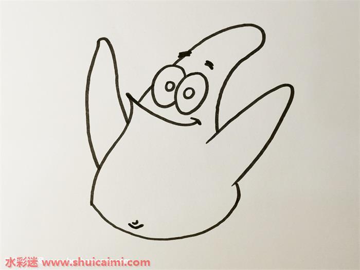 派大星怎么画 派大星简笔画画法
