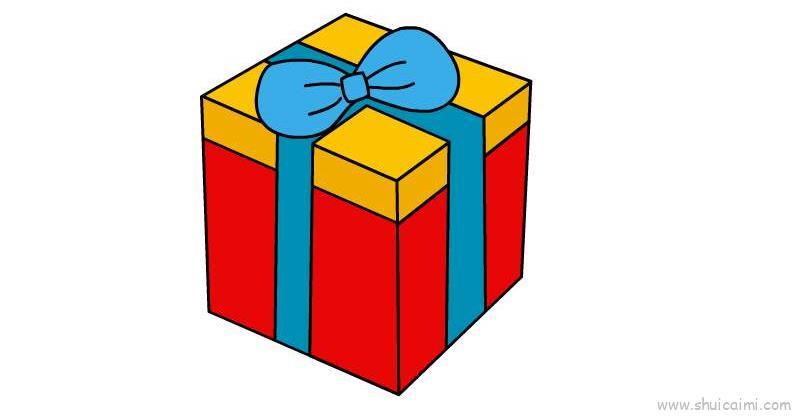 礼物儿童画怎么画 礼物简笔画步骤
