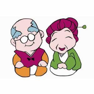 爷爷奶奶简笔画 爷爷奶奶简笔画简单又漂亮