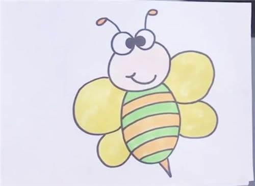 蜜蜂简笔画 蜜蜂简笔画简单