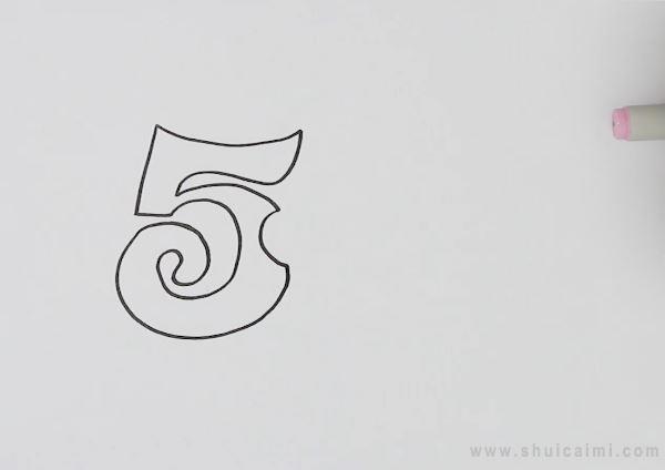 520简笔画怎么画 520简笔画画法