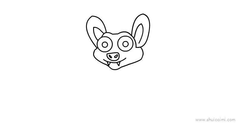 蝙蝠儿童画怎么画 蝙蝠简笔画顺序