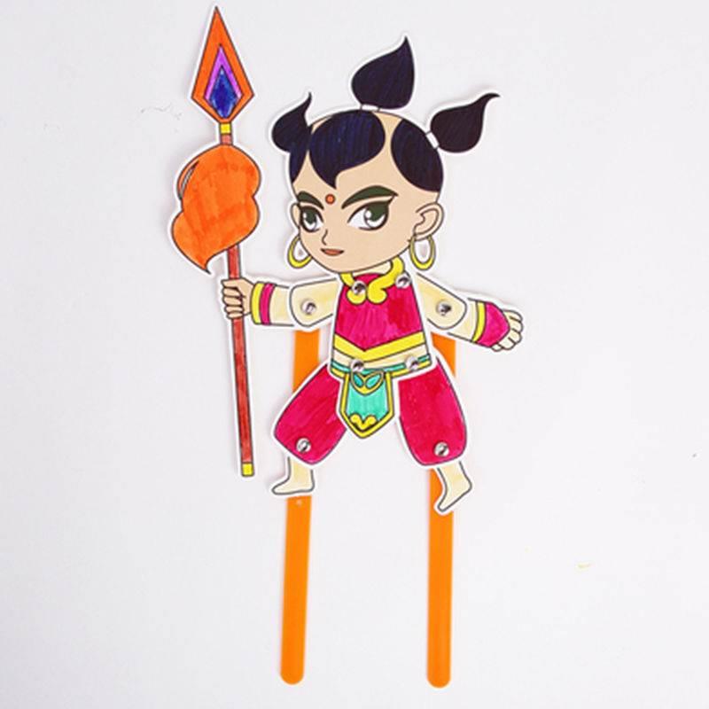 皮影简笔画 皮影简笔画图片大全简易