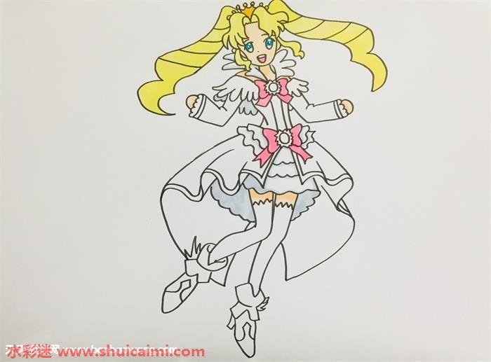 彩俐公主怎么画 彩俐公主简笔画画法