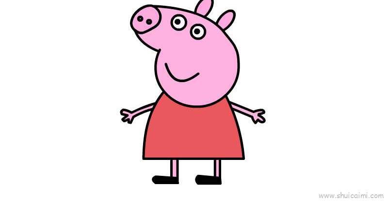 小猪佩奇儿童画怎么画 小猪佩奇简笔画顺序