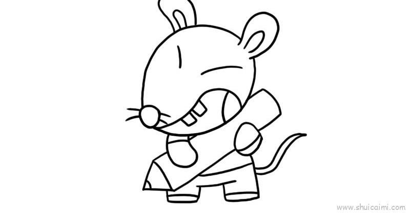 爱写字儿童画怎么画 爱写字简笔画画法