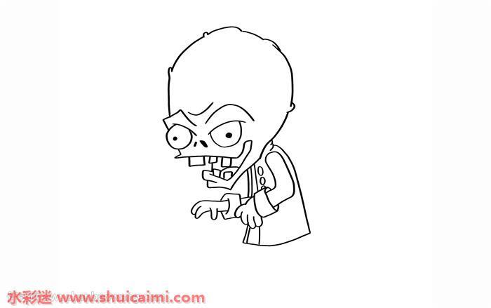 僵王博士怎么画 僵王博士简笔画步骤图