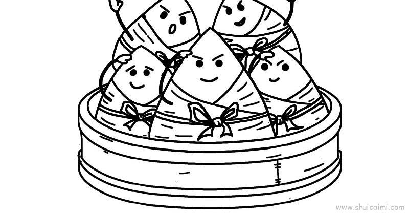 端午节儿童画怎么画 端午节简笔画图片