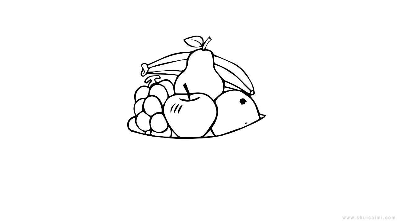 各种水果简笔画怎么画 各种水果简笔画步骤