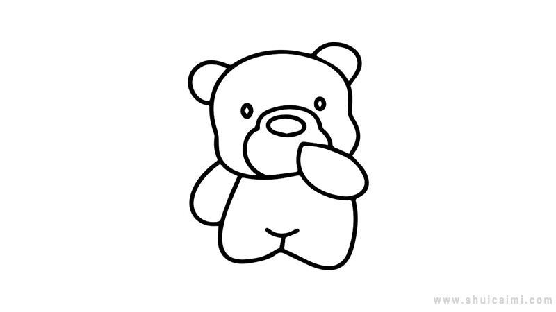 小熊简笔画怎么画 小熊简笔画图片