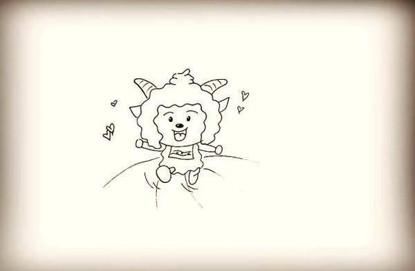 懒羊羊简笔画 懒羊羊简笔画可爱