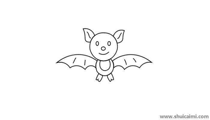蝙蝠简笔画怎么画 蝙蝠简笔画步骤