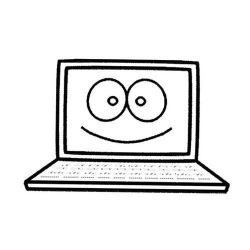 笔记本简笔画 笔记本简笔画彩色