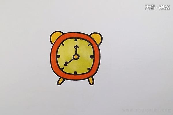 钟表简笔画怎么画 钟表简笔画好看