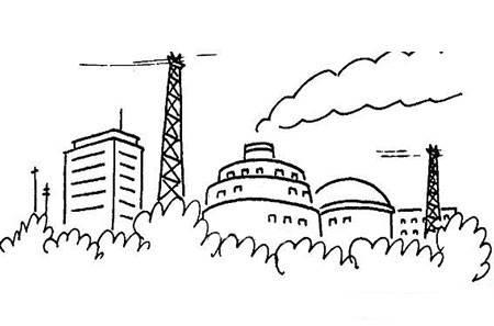 工厂简笔画 工厂简笔画图片大全