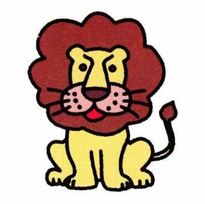 狮子简笔画 狮子简笔画图片彩色