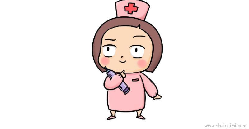 可爱护士儿童画怎么画 可爱护士简笔画简单又好看