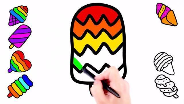 冰淇淋简笔画 冰淇淋简笔画图片大全