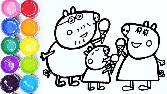 佩奇简笔画 佩奇简笔画画法