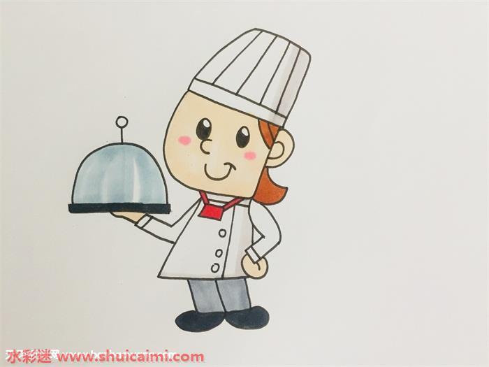 厨师怎么画 厨师简笔画图片大全彩色