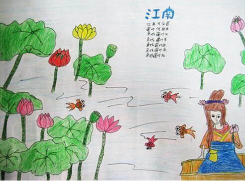 诗配画简笔画 敕勒歌古诗配画简笔画