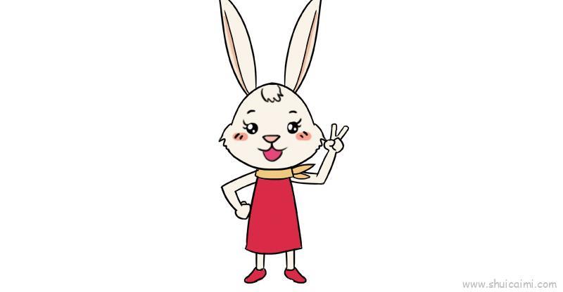 小白兔儿童画怎么画 小白兔简笔画画法