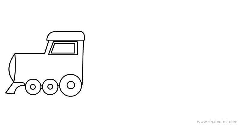 火车儿童画怎么画 火车简笔画画法