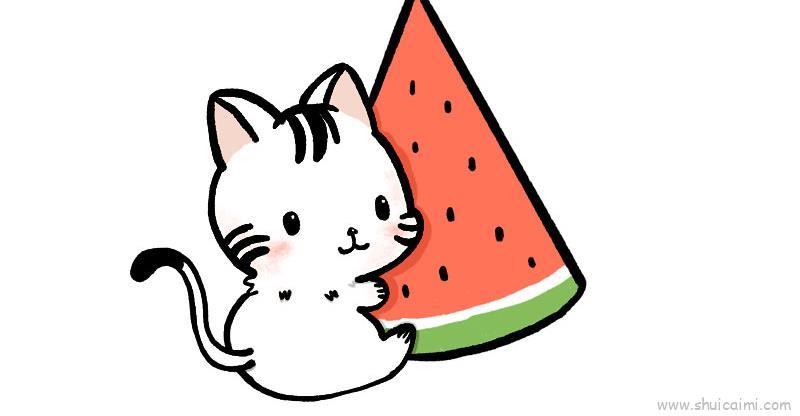 小猫可爱儿童画怎么画 小猫可爱简笔画画法
