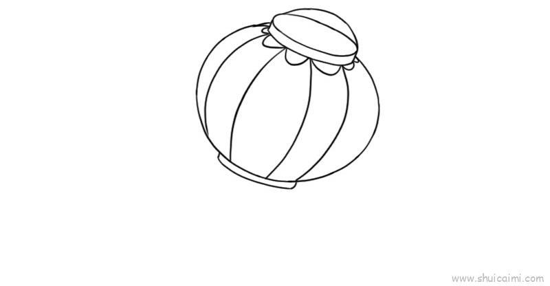 新春灯笼儿童画怎么画 新春灯笼简笔画简单