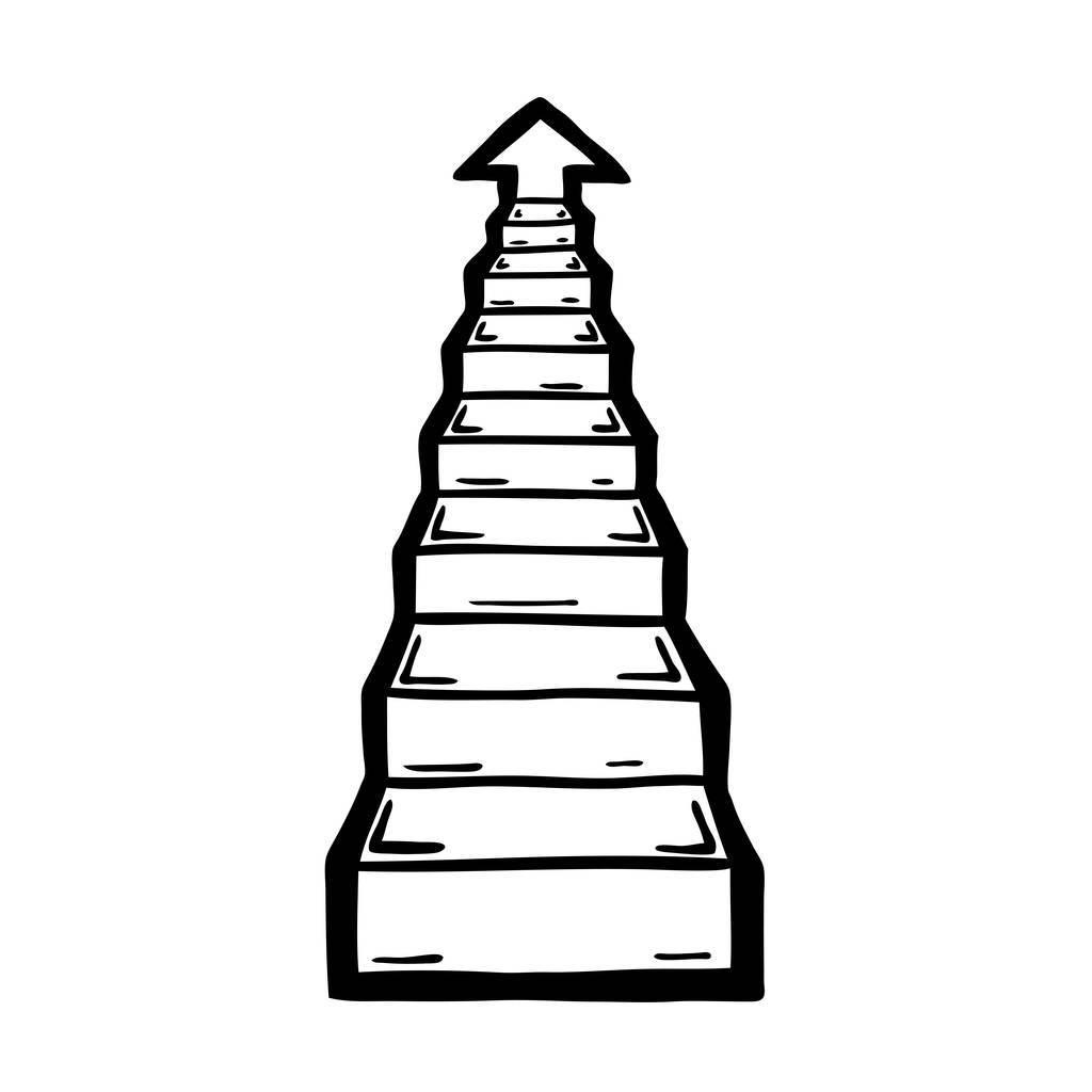楼梯简笔画 楼梯简笔画儿童画