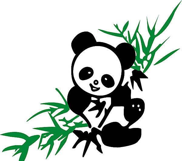 熊猫图片简笔画 熊猫图片简笔画可爱