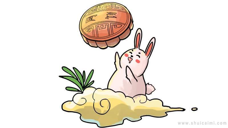 中秋节简笔画怎么画 中秋节简笔画图片