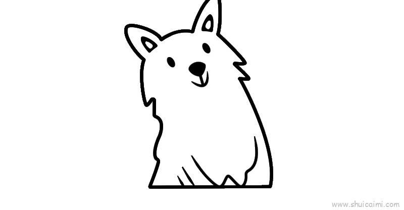 狗儿童画怎么画 狗简笔画简单