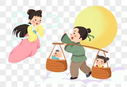 牛郎织女连环画简笔画 牛郎织女连环画简笔画图片