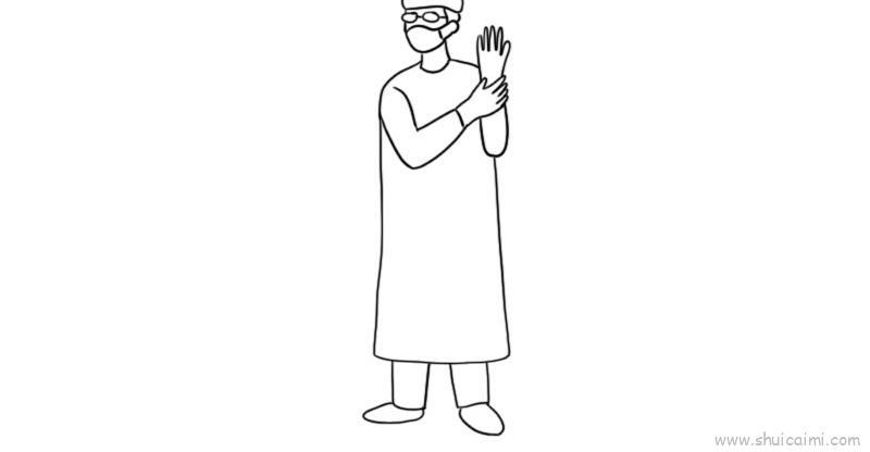 医生教程儿童画怎么画 医生教程简笔画简单又好看